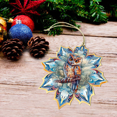 Large Wooden Ornament Christmas Decorative Accent