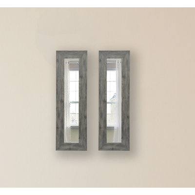 Ensemble de 2 miroirs maison de campagne / campagne Pierpont
