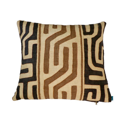 Housse de coussin carré en similicuir