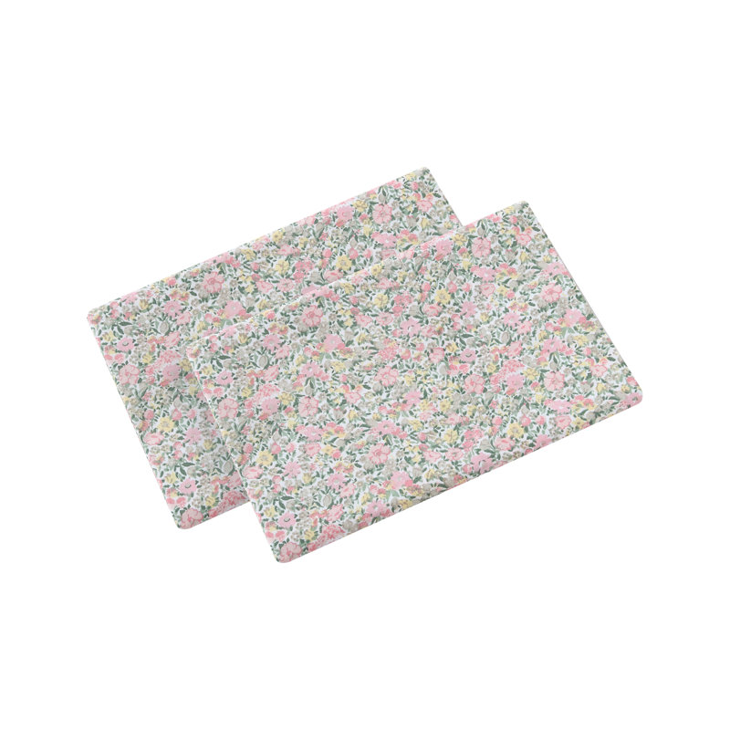 Laura Ashley Printed Cotton Percale Pillowcase Set, Loveston Pink