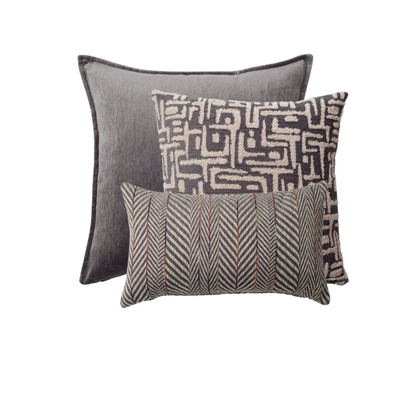Hornick Cushion Cover, Anthracite/Grey