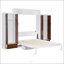 Lit escamotable double pleine grandeur avec placard-138143415