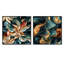 Ipswich - Ensemble de 2 collages abstraits carrés-101861950-101861953