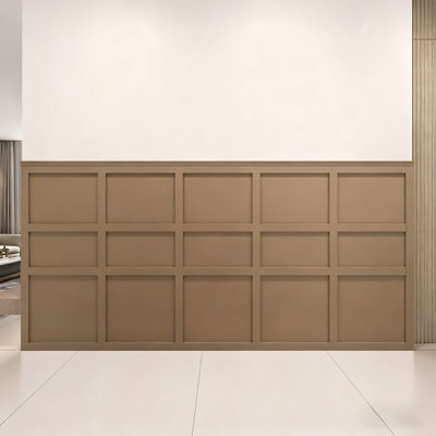 Art3d Precut Board and Batten Paintable Wainscoting Kit,Polystyrene Accent Wall Panel,Molding Trim Covers for Living Room,Home Decor