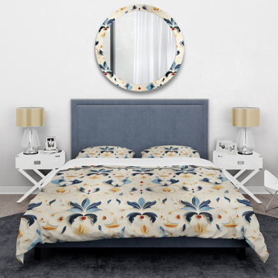 Symmetrical Ikat Balance Fusion - Ensemble de housse de couette Ikat