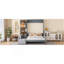 Grand lit escamotable mural avec canapé et tablettes-1652228838