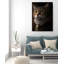 Chat impérial sur toile-88650178