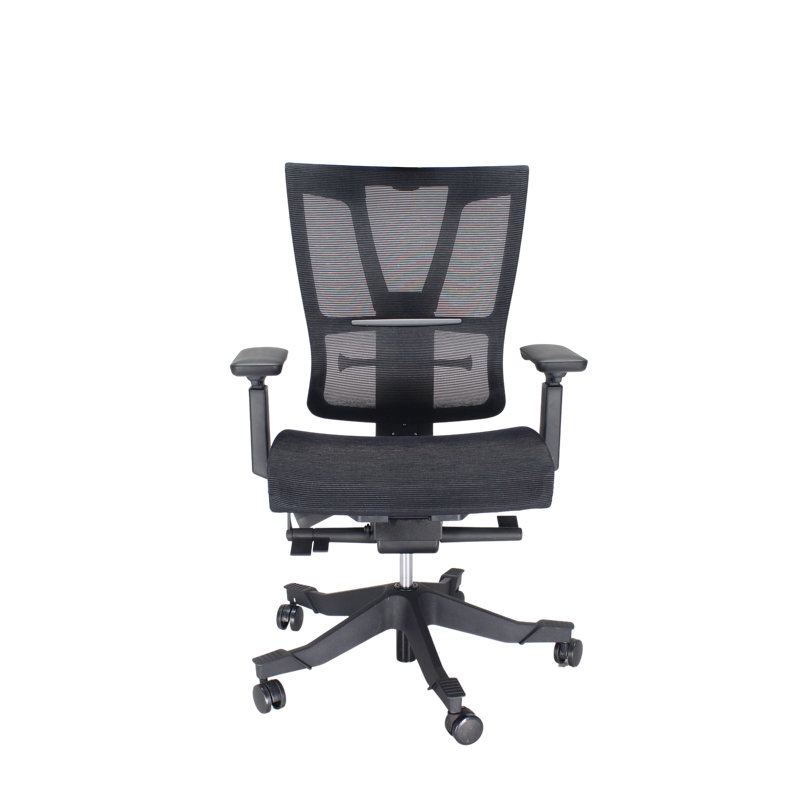 Moov Mesh Back Ergonomic Office Chair, Adjustable Arms & Back Support, Knee Tilt, Seat Slide, Black Mesh Seat