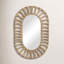 Ojai Oval Jute Beveled Wall Mirror