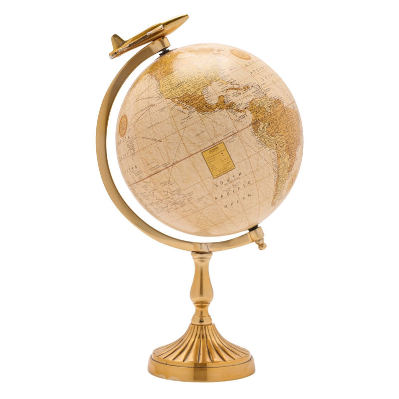 Metal Tabletop Globe