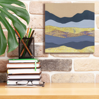  «Mountain Series 107» par Lorelle Rau, art mural sur toile, 12 po x 12 po