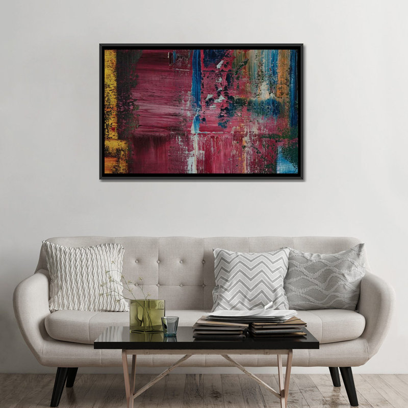 «Punk Cindy», reproduction sur toile, H 18 po x l 26 po x P 1,5 po, Toile avec cadre flottant noir, Pas de tapis