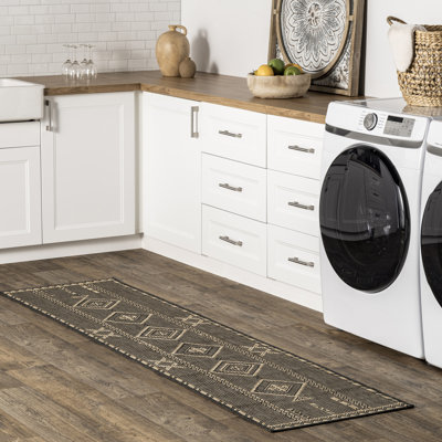 Tapis intérieur / extérieur géométrique pour patio Karder