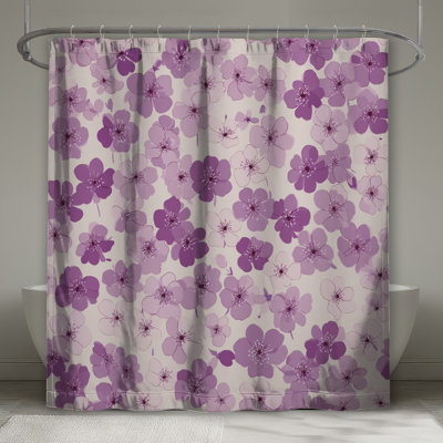 Rideau de douche à fleurs - Cottage Cottage
