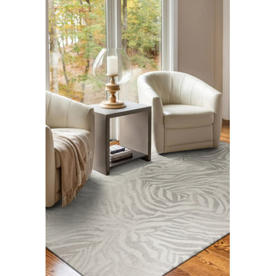 Zebra Recycled P.E.T Area Rug