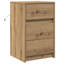 Bedside Cabinet 38 X 34 X 61 Cm Engineered Wood-1398935515