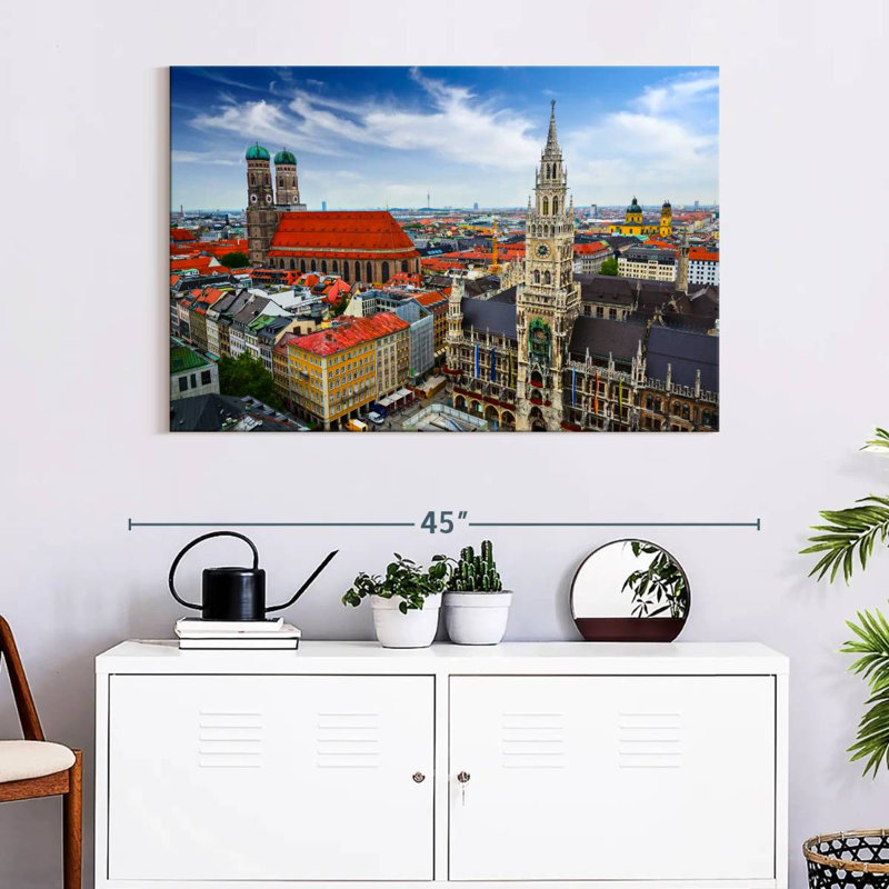 Rorry Munich Cityscape, 26" H x 39" W