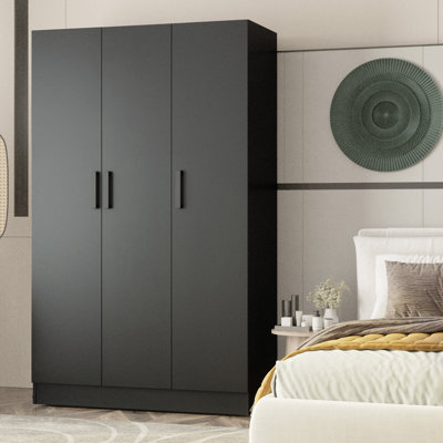 Wpfurniture 3-door Engineered Wood Wardrobe Armoire Closet by WPFurniture