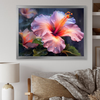 Hibiscus vibrant dans l'allure tropicale I