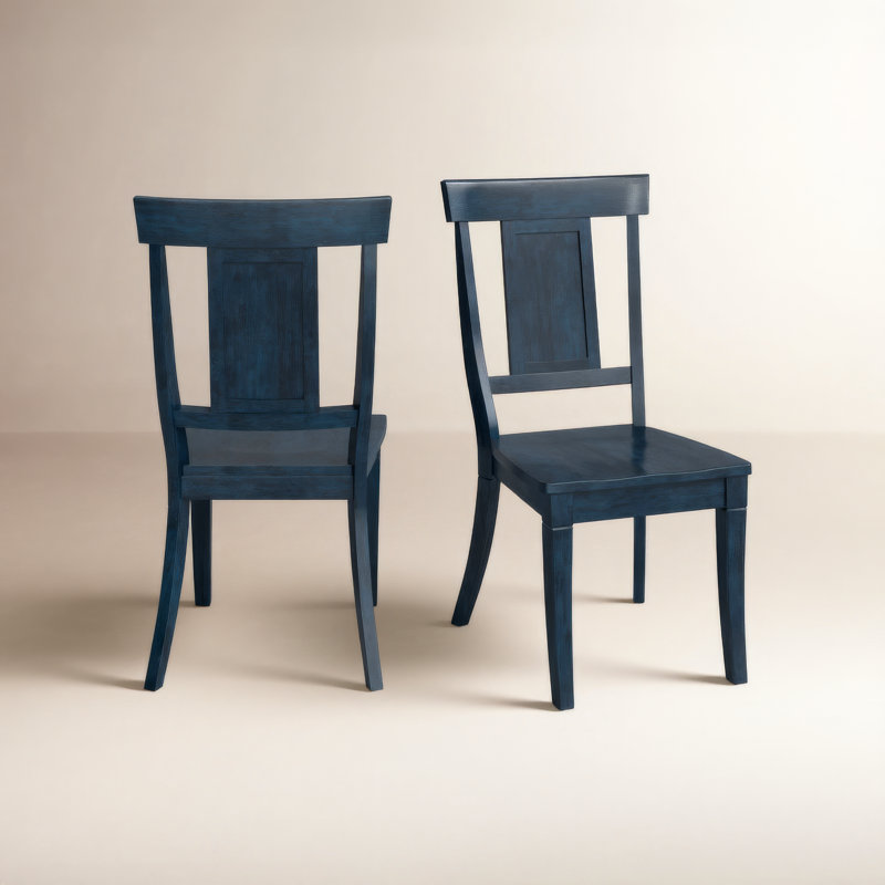 Chaise d'appoint Fortville, Denim antique