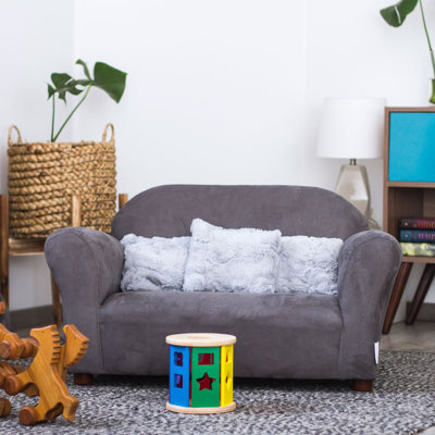 Spitzer Kids Club Sofa with Accent Pillows by Harriet Bee