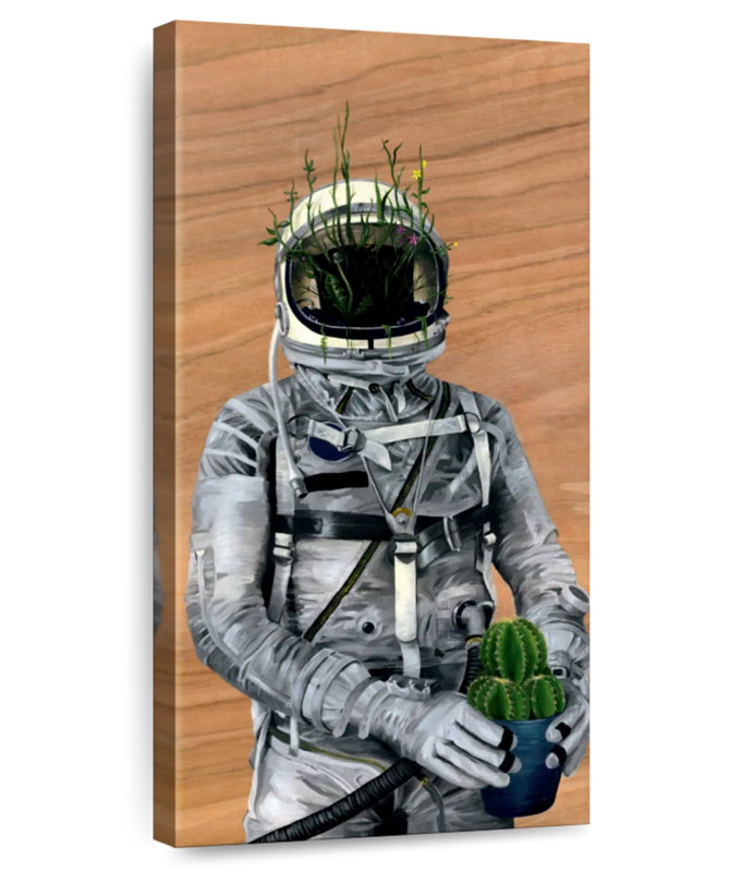 Spaceman Cacti, 30" H x 15" W