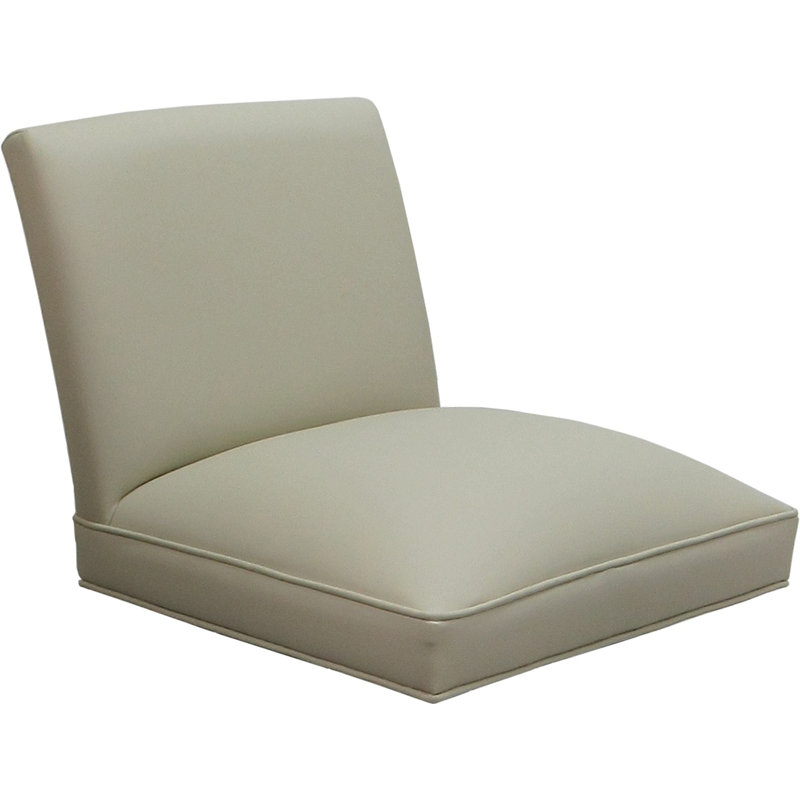 Ensemble de 3 tabourets pivotants en métal de 34 po, Siège beige / cadre beige