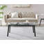 Sala 3 Piece Coffee Table Living Room Set - Scandinavian Style Glass and Wood Centre Table-87500019