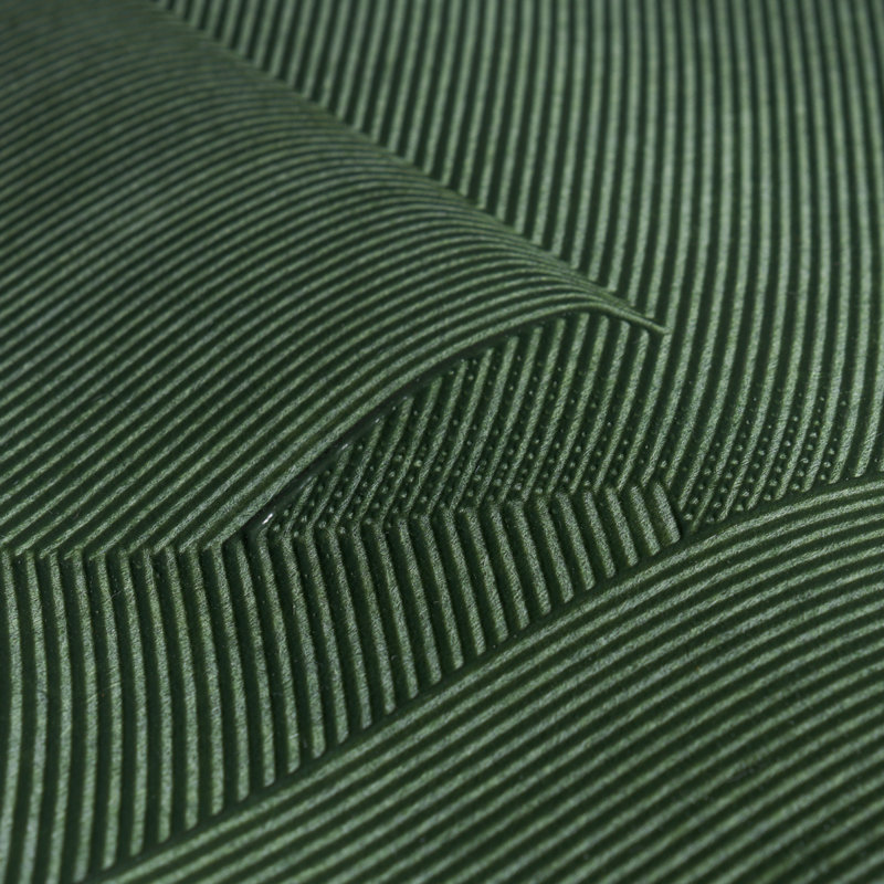 Papier peint Schumacher x David Kaihoi, Feuille verte