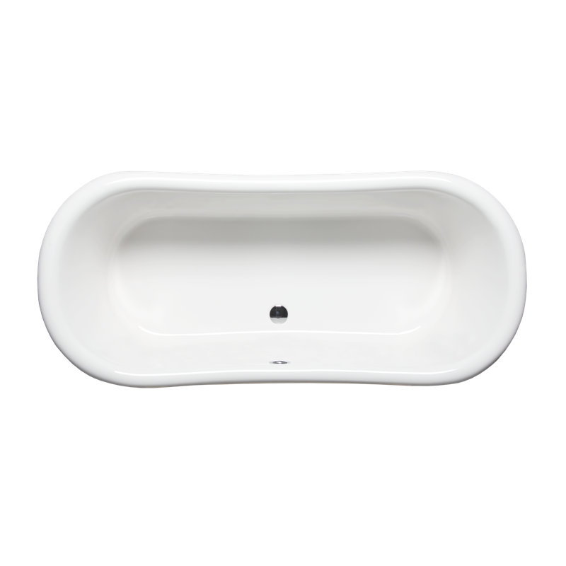 Baignoire de trempage autoportante en acrylique 64 po. X 28 po. Navarre