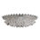 Trilliane Strands 8 Light 45in x 15.5in Flush Mount in Polished Stainless Steel with Clear Radiance Crystals