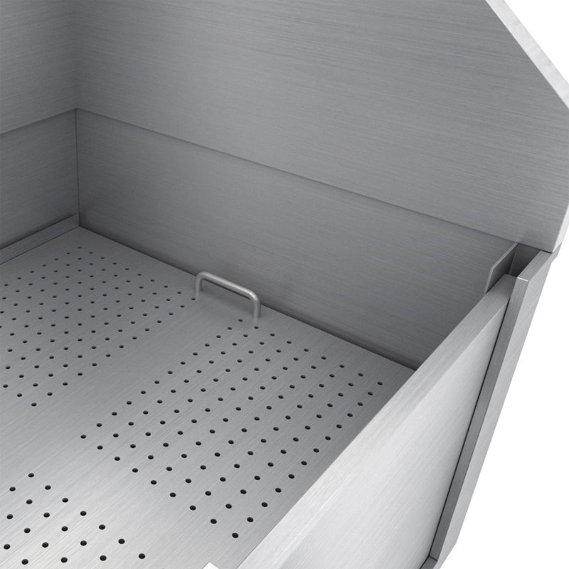 Station de lavage pour chien en acier inoxydable