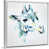 Cadre flottant blanc