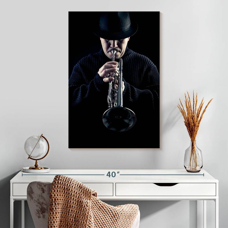 Abarca Jazz Trumpeter, H 30 po x l 20 po