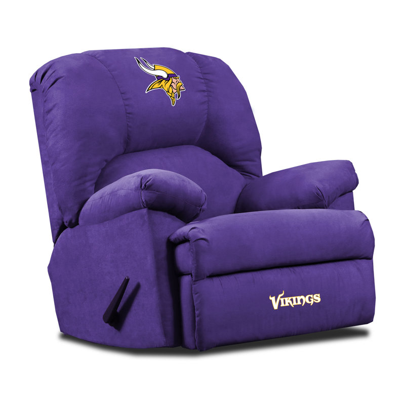 NFL Upholstered Recliner, Minnesota Vikings