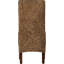 Chaise d'appoint en bois d'acajou massif Bilyeu