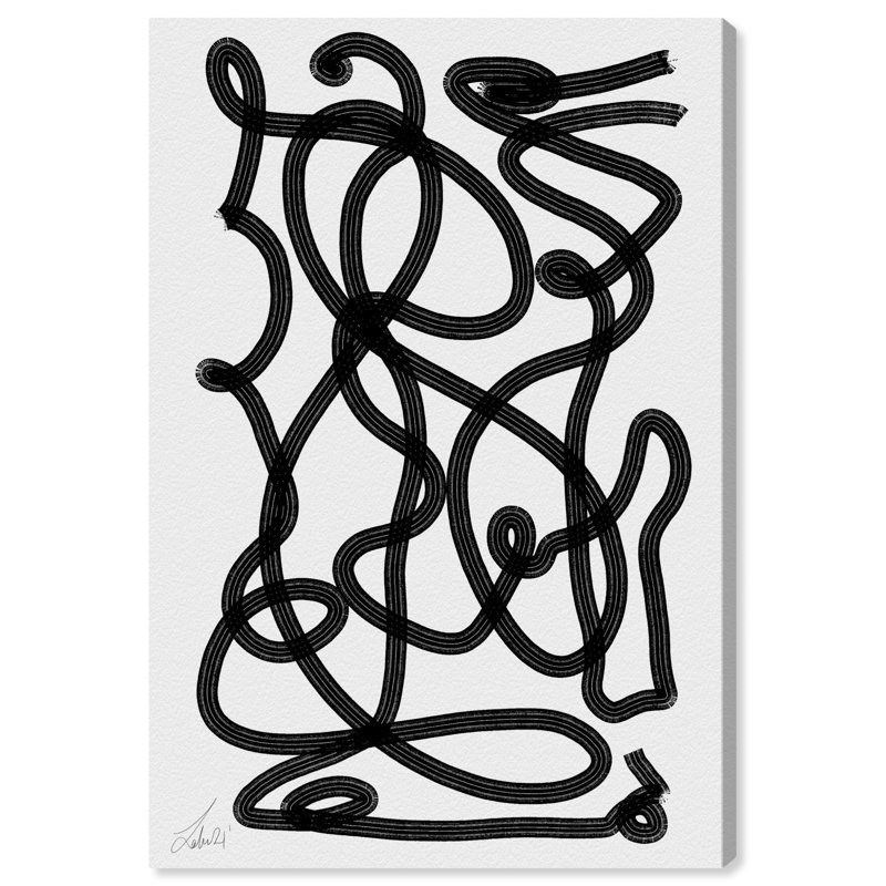 Million Ways - Impression sur toile, H 36 po x l 24 po, Pas de tapis, Toile tendue