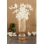 Élégant vase en verre doré, 3,9 x 11,8 x 3,9 pouces | Fabrication 100% verre | Parfait pour la décoration intérieure, les centres de table et les arrangements floraux | Design élégant, idéal pour les espaces de vie modernes et les cadeaux-390238317