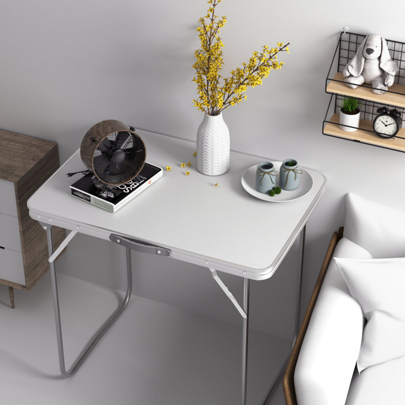 80cm Rectangular Adjustable Folding Table