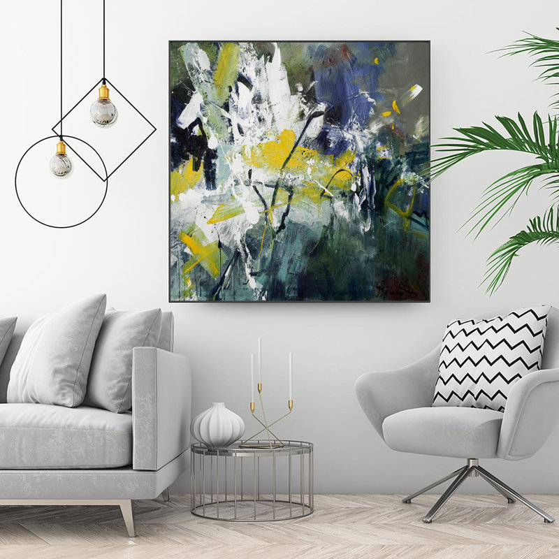 «New Sparkle», toile encadrée par Giant Art, H 20 po x l 20 po