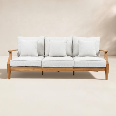 Clairmont 82" Teak Patio Sofa