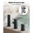 Roman Tub Faucet, 3 Hole Waterfall Bathtub Faucet, Roman Bathtub Faucets Set with Shower Head & 1 Handle, Deck Mount Bath Tub Faucets Set for Pet Washing, Baby Care, Adult Bathing, Matte Black