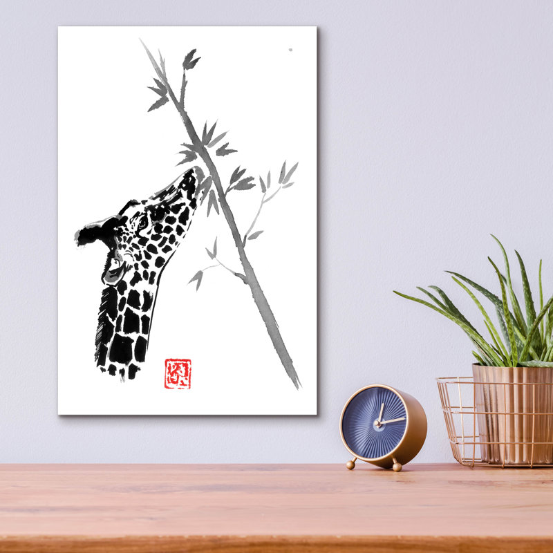 "Girafe" par Pechane, H 16 po x l 12 po