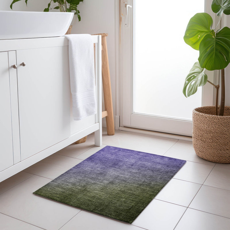 Ombre Rug, Rectangle 1'8" x 2'6"
