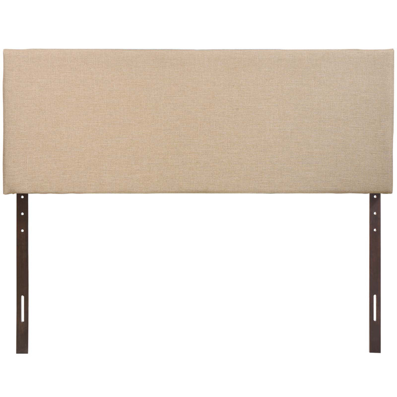 Porch & Den McCready Upholstered Headboard, Queen, Cafe