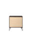 Table de chevet foncé Merlot