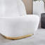 Fauteuil d'appoint pivotant Modern Velvet