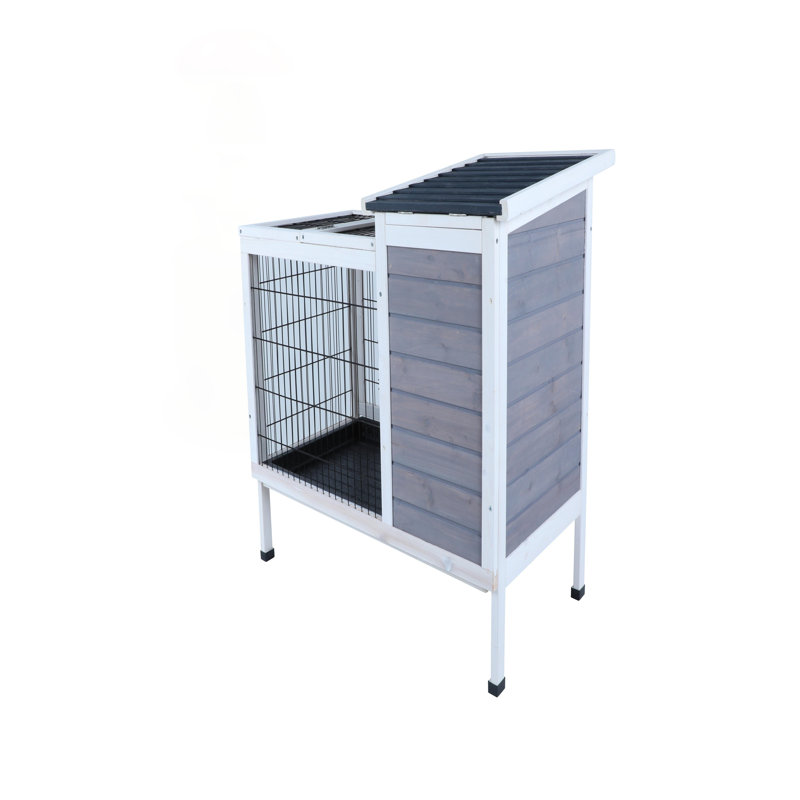 Cage pour lapin Ceevah, gris