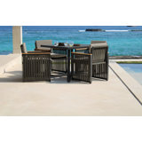 Horizon Outdoor 5 - Piece Dining Set with Cushions
