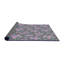 Tapis gris/zone rose à motifs-676146303